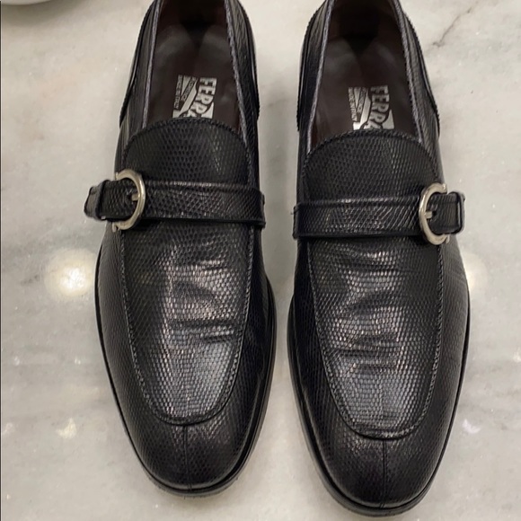 Ferragamo monk shoes excellent shape